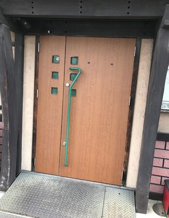 BAR入口シート工事